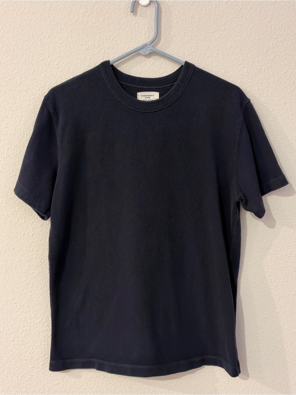 Buck Mason Heavyweight Short-Sleeve Crewneck Tee Navy